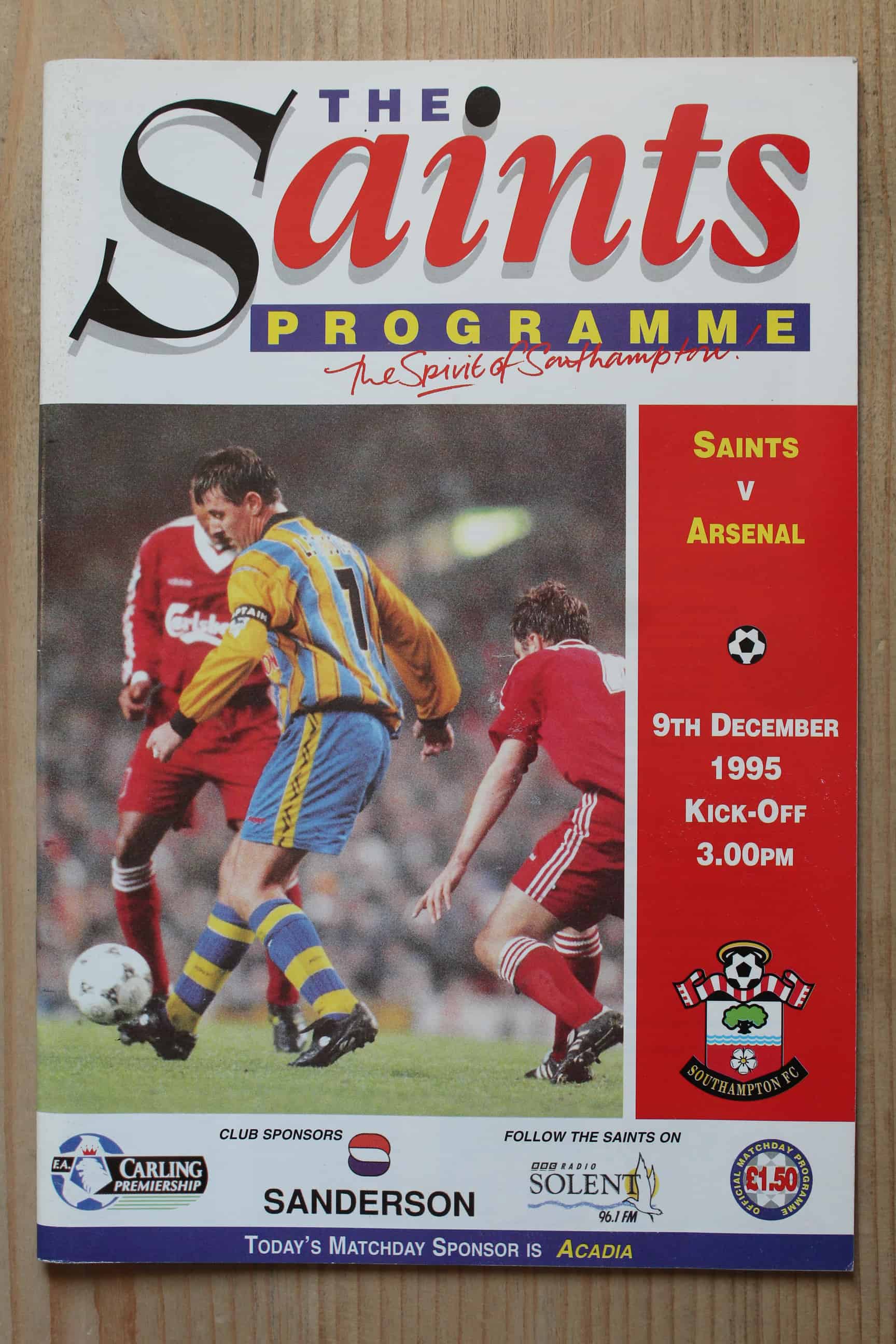 Southampton FC v Arsenal FC